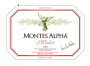 Montes Alpha Series Merlot 2007 Front Label
