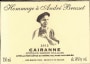 Domaine Brusset Cairanne Cuvee Hommage 2012 Front Label