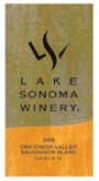 Lake Sonoma Winery Sauvignon Blanc 2008 Front Label