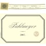 Pahlmeyer Sonoma Coast Chardonnay 2007 Front Label