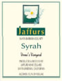 Jaffurs Verna's Vineyard Syrah 2007 Front Label