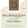 WillaKenzie Estate Pinot Blanc 2008 Front Label