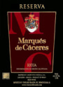 Marques de Caceres Rioja Reserva 2004 Front Label