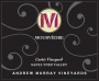 Andrew Murray  Curtis Vineyard Mourvedre 2013 Front Label