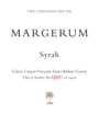 Margerum Colson Canyon Vineyard Syrah 2006 Front Label