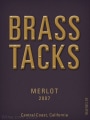 Brass Tacks Merlot 2007 Front Label