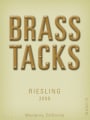 Brass Tacks Riesling 2008 Front Label