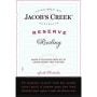 Jacob's Creek Reserve Riesling 2009 Front Label