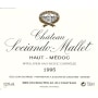 Chateau Sociando-Mallet  1995 Front Label