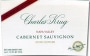 Charles Krug Vintage Select Cabernet Sauvignon 1996 Front Label