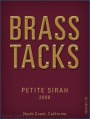 Brass Tacks North Coast Petite Sirah 2008 Front Label