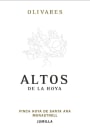 Olivares Altos de la Hoya 2008 Front Label