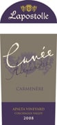Lapostolle Cuvee Alexandre Apalta Vineyard Carmenere 2008 Front Label