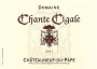 Domaine Chante Cigale Chateauneuf-du-Pape 2011 Front Label