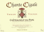 Domaine Chante Cigale Chateauneuf-du-Pape Vieilles Vignes 2010 Front Label