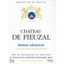Chateau de Fieuzal Blanc 2004 Front Label