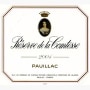 Chateau Pichon Longueville Comtesse de Lalande Reserve de la Comtesse 2004 Front Label