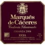 Marques de Caceres Rioja Crianza 2006 Front Label