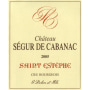 Chateau Segur de Cabanac  2005 Front Label