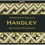 Handley Anderson Valley Gewurztraminer 2008 Front Label