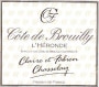Domaine Chasselay L'Heronde Cote de Brouilly 2015 Front Label