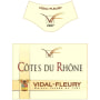 Vidal-Fleury Cotes du Rhone 2007 Front Label