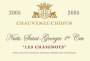 Chauvenet-Chopin Nuits-St. Georges Les Chaignots 2005 Front Label