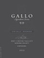 Gallo Signature Series Dry Creek Valley Zinfandel 2012 Front Label