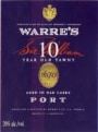 Warre's Sir William 10 Year Tawny Front Label