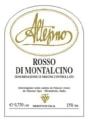 Altesino Rosso di Montalcino 2007 Front Label