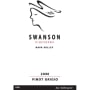 Swanson Pinot Grigio 2008 Front Label