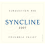 Syncline Subduction Red Blend 2007 Front Label