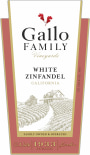 Gallo Family Vineyards White Zinfandel 2011 Front Label