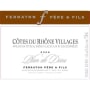 Ferraton Pere & Fils Plan de Dieu Cotes du Rhone Villages 2008 Front Label