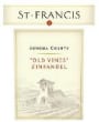 St. Francis Old Vines Zinfandel 2007 Front Label
