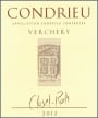 Domaine Clusel-Roch Condrieu Verchery 2012 Front Label