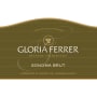 Gloria Ferrer Brut (375ML half-bottle) Front Label