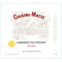 Cousino Macul Cabernet Sauvignon 2008 Front Label