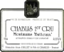 Jean Collet Chablis Montmains Butteaux Premier Cru 2013 Front Label