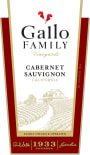 Gallo Family Vineyards Cabernet Sauvignon 2013 Front Label