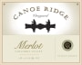 Canoe Ridge Merlot 2006 Front Label