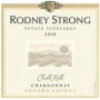 Rodney Strong Chalk Hill Chardonnay 2008 Front Label