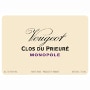 Domaine de la Vougeraie Vougeot Clos du Prieure Blanc 2003 Front Label