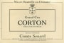 Dom. Comte Senard Corton Grand Cru Blanc 2013 Front Label