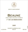 Jean-Claude Boisset Beaune Premier Cru Les Bressandes 2005 Front Label