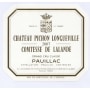 Chateau Pichon Longueville Comtesse de Lalande  2007 Front Label