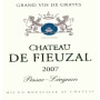 Chateau de Fieuzal Blanc 2007 Front Label