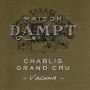 Daniel Dampt Chablis Grand Cru Valmur 2014 Front Label