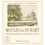 Chateau Duhart-Milon Moulin de Duhart 2008 Front Label