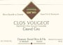 Domaine Daniel Rion & Fils Clos Vougeot Grand Cru 2005 Front Label